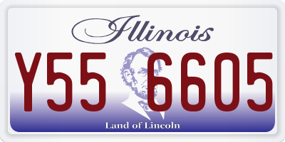 IL license plate Y556605
