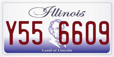 IL license plate Y556609