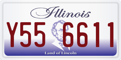 IL license plate Y556611