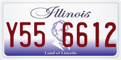 IL license plate Y556612