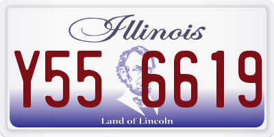 IL license plate Y556619