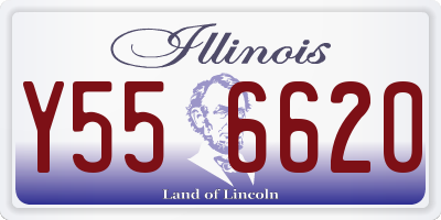 IL license plate Y556620