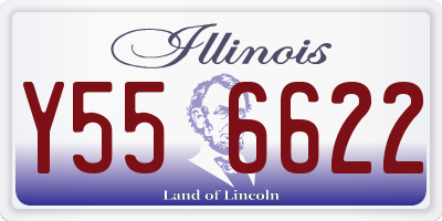 IL license plate Y556622