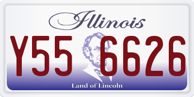 IL license plate Y556626