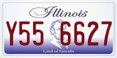 IL license plate Y556627