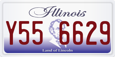 IL license plate Y556629