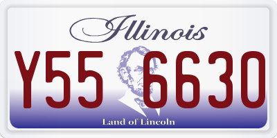 IL license plate Y556630