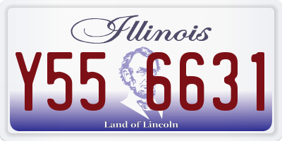IL license plate Y556631
