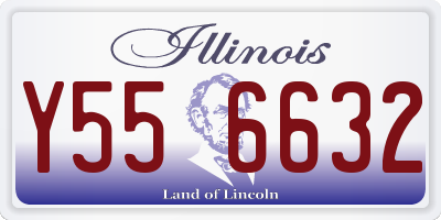 IL license plate Y556632