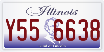 IL license plate Y556638