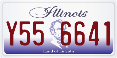 IL license plate Y556641