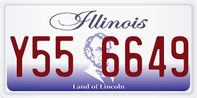 IL license plate Y556649