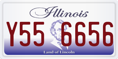 IL license plate Y556656
