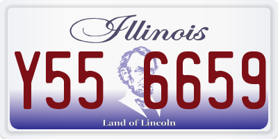 IL license plate Y556659