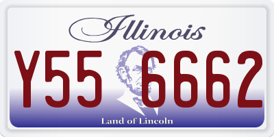 IL license plate Y556662