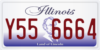 IL license plate Y556664