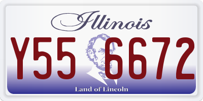 IL license plate Y556672