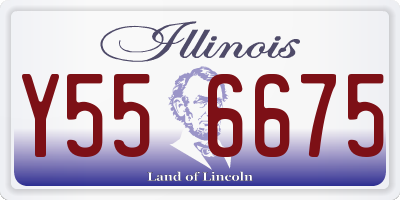 IL license plate Y556675