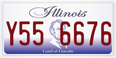 IL license plate Y556676