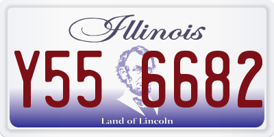IL license plate Y556682