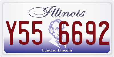 IL license plate Y556692