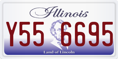 IL license plate Y556695