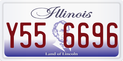 IL license plate Y556696