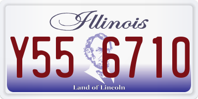IL license plate Y556710