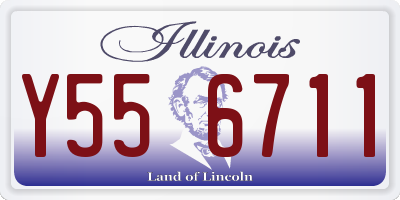 IL license plate Y556711