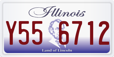 IL license plate Y556712