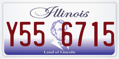 IL license plate Y556715