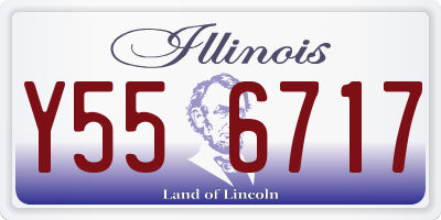 IL license plate Y556717