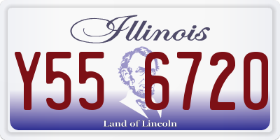 IL license plate Y556720