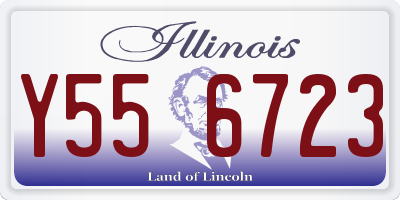 IL license plate Y556723