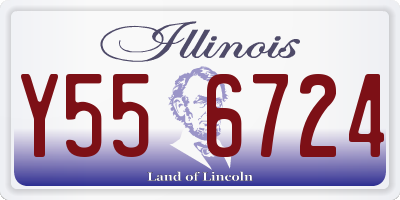 IL license plate Y556724