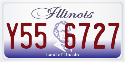 IL license plate Y556727