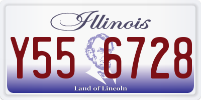 IL license plate Y556728