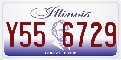 IL license plate Y556729