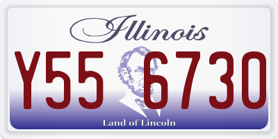IL license plate Y556730