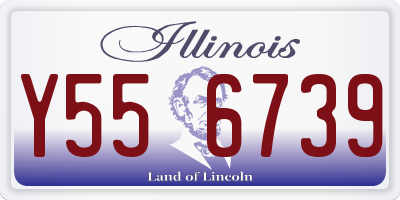 IL license plate Y556739