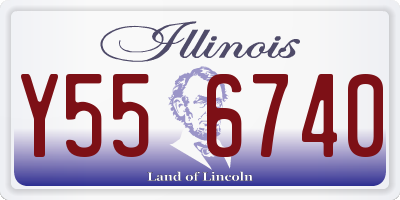 IL license plate Y556740