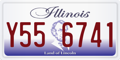 IL license plate Y556741