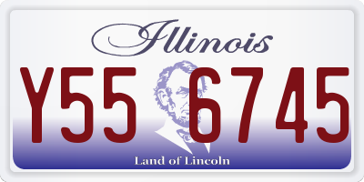 IL license plate Y556745