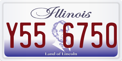 IL license plate Y556750