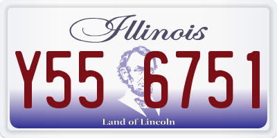 IL license plate Y556751