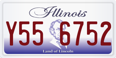 IL license plate Y556752