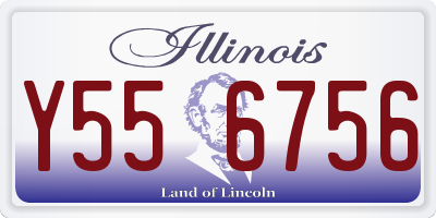IL license plate Y556756