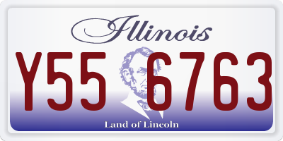 IL license plate Y556763