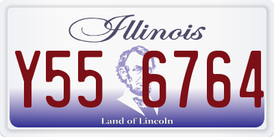 IL license plate Y556764