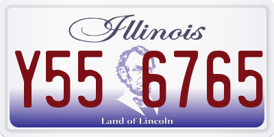IL license plate Y556765